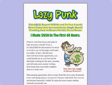 Tablet Screenshot of lazypunk.com